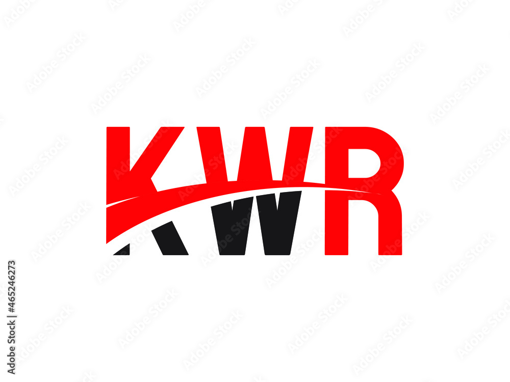 KWR Letter Initial Logo Design Vector Illustration