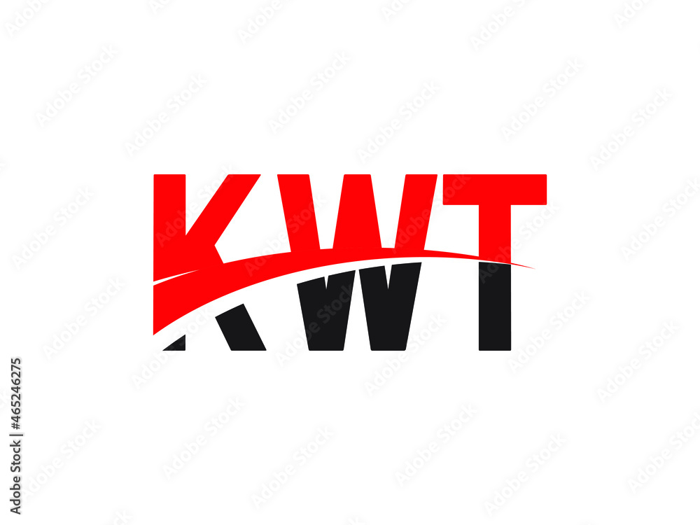 KWT Letter Initial Logo Design Vector Illustration KWT Letter Initial Logo Design Vector Illustration