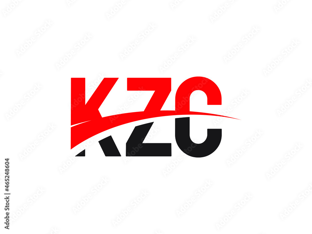 Fototapeta premium KZC Letter Initial Logo Design Vector Illustration