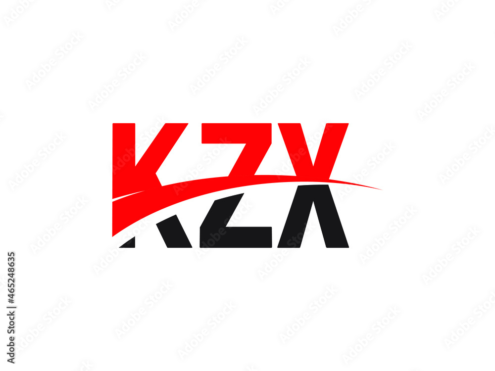 Fototapeta premium KZX Letter Initial Logo Design Vector Illustration