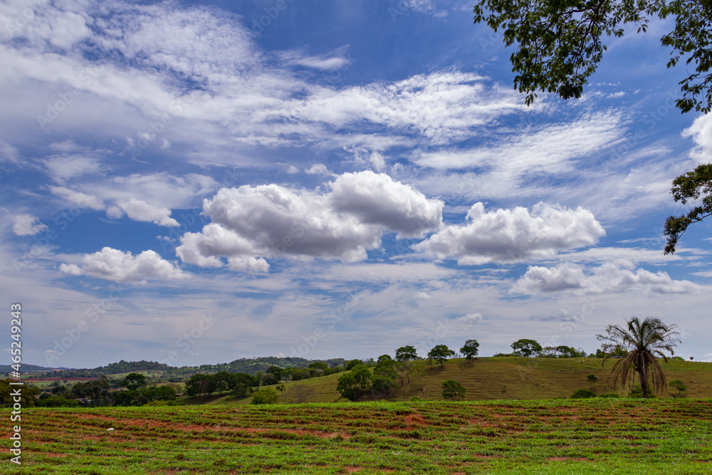 Landscape seen from a road in Goiás. GO-070 Landscape seen from a road in Goiás. GO-070