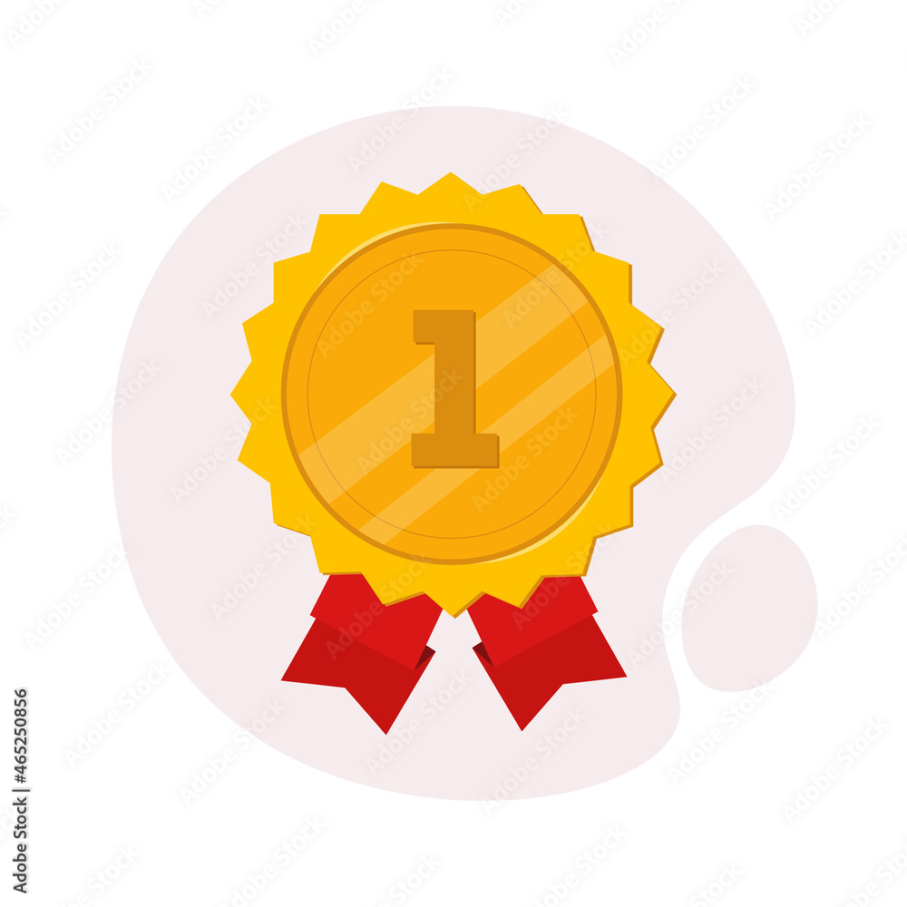 winner awards medal. first place isolated illustration on white background. medal clipart. winner awards flat icon. winner awards medal. first place isolated illustration on white background. medal clipart. winner awards flat icon.