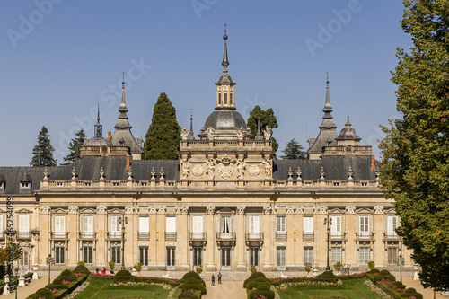 Royal Palace of La Granja de San Ildefonso in Segovia, Spain photo