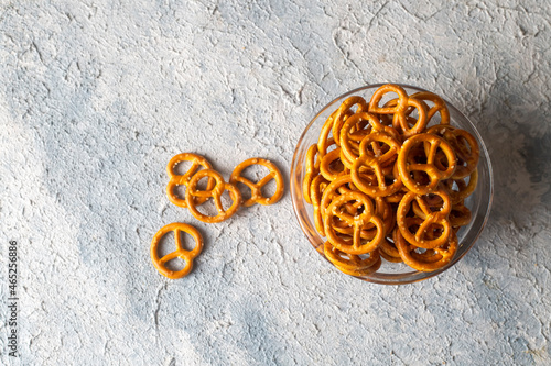 Mini crispy pretzels, food ...