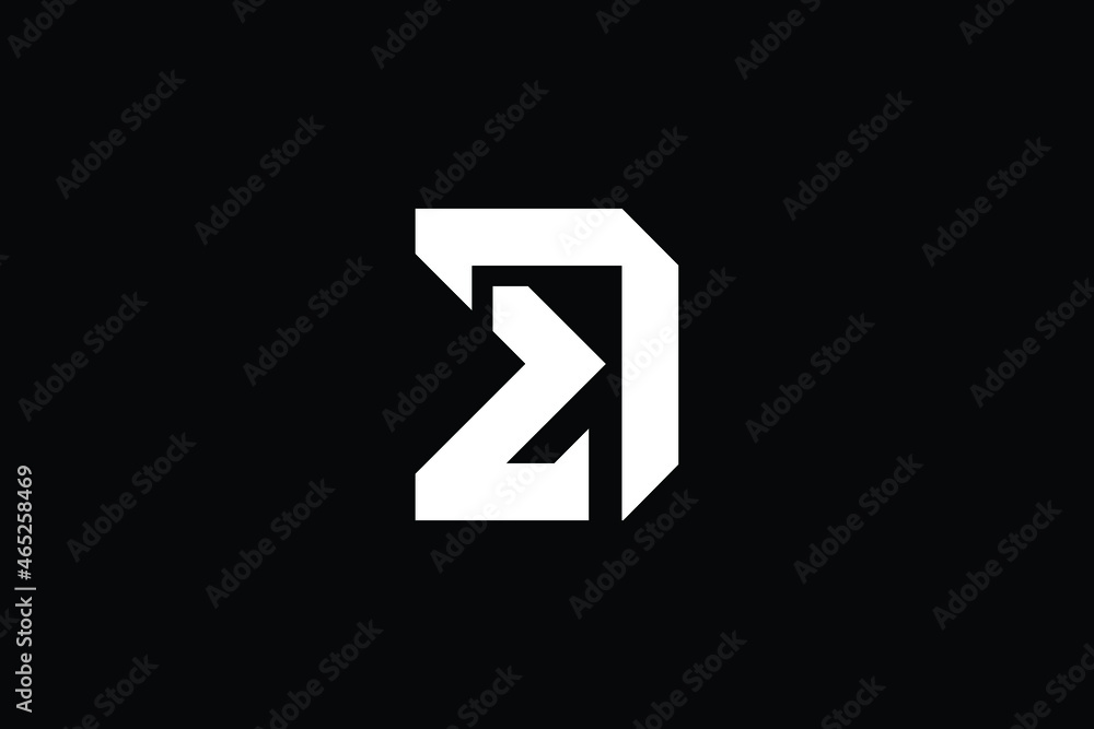 ZD logo letter design on luxury background. DZ logo monogram initials letter concept. ZD icon logo design. DZ elegant and Professional letter icon design on black background. D Z ZD DZ ZD logo letter design on luxury background. DZ logo monogram initials letter concept. ZD icon logo design. DZ elegant and Professional letter icon design on black background. D Z ZD DZ