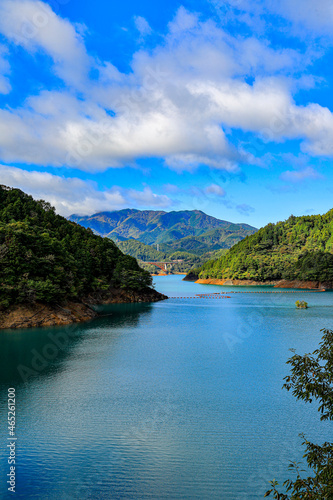 lake and mountains