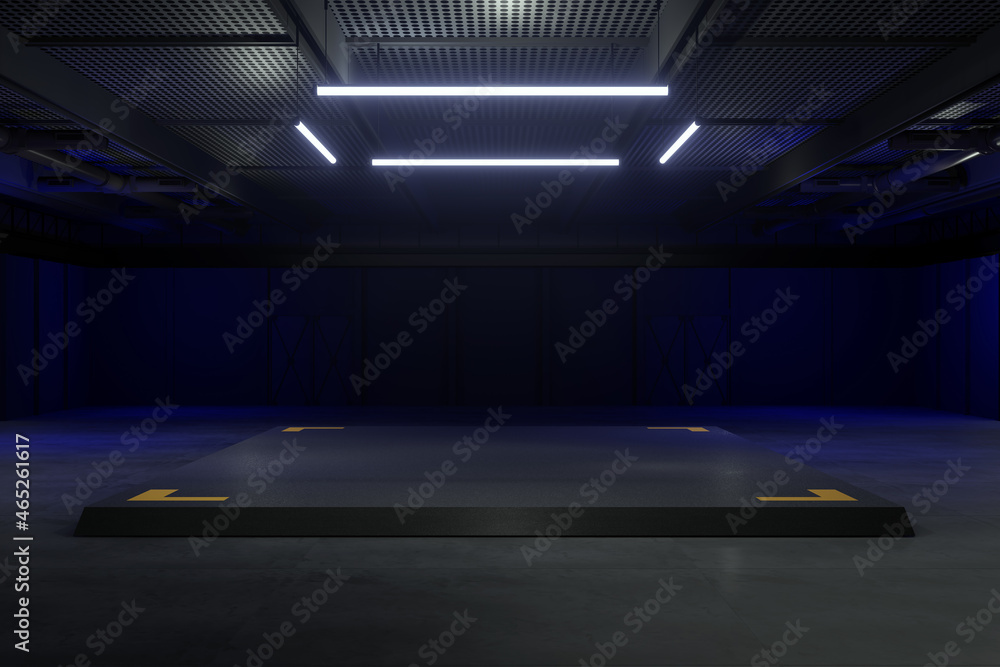 Exhibition stand for mockup and Corporate identity,Display design.Empty booth Design.Retail booth elements in Exhibition hall.booth Design trade show.Background for online Event,conference.3d render.