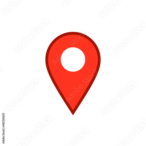 Location icon, map pin, gps mark pointer vector.