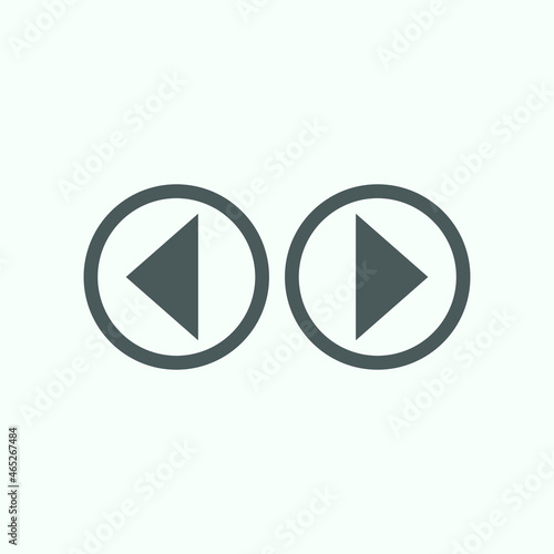 Free Download Play button icon in trendy flat style isolated on grey background. Play symbol for your web site design, logo, app, UI. Vector illustration - GFXLoad