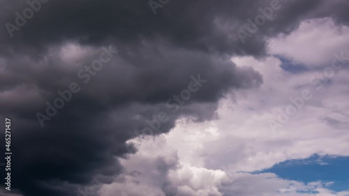Wallpaper Mural 4k Time-lapse, View of Colorful dramatic sky sunset or sunrise with Moving clouds background on River, Time lapse sky with cloud in nature and travel concept. High quality video nature foottage Torontodigital.ca