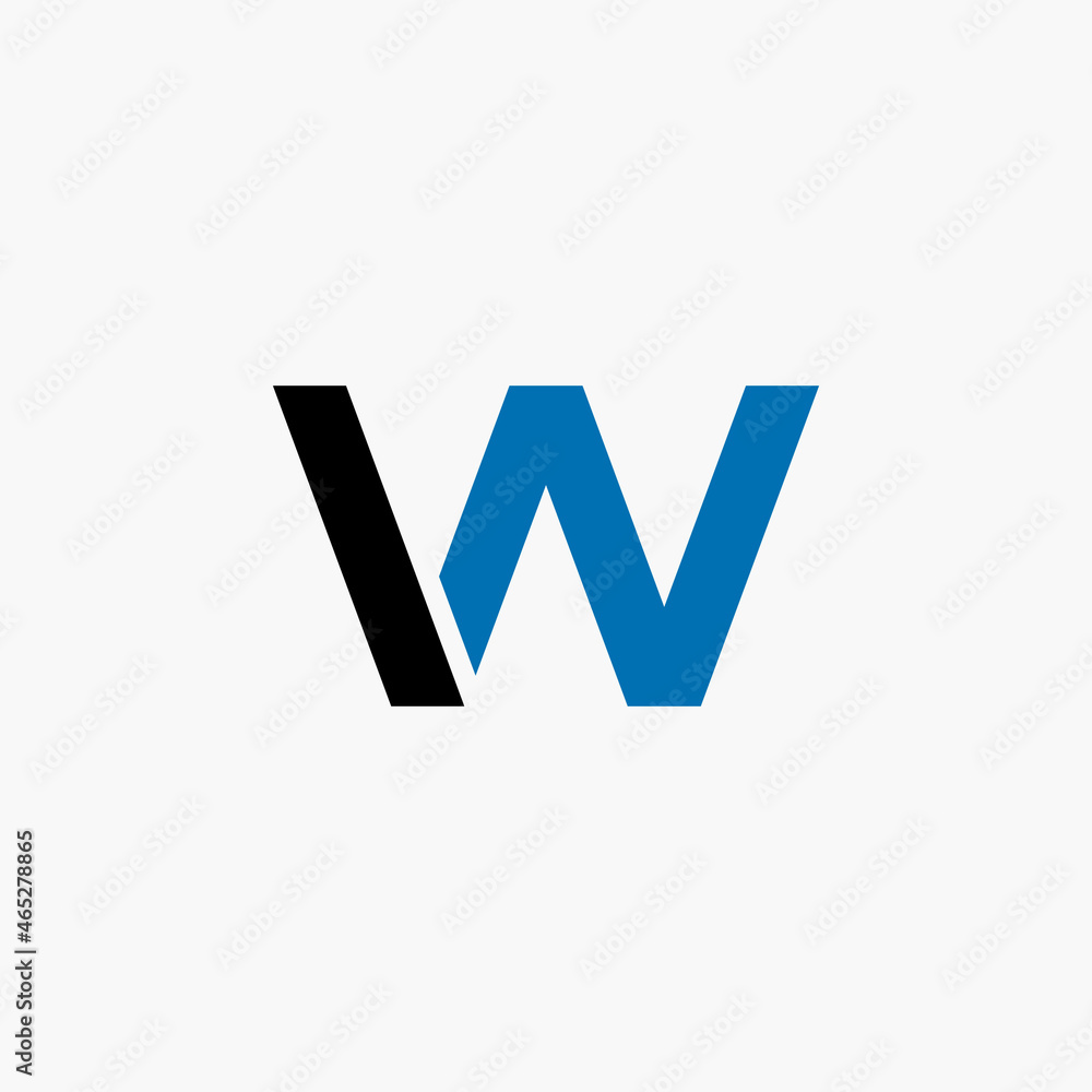 Initial Letter WN Logo Design Vector Initial Letter WN Logo Design Vector