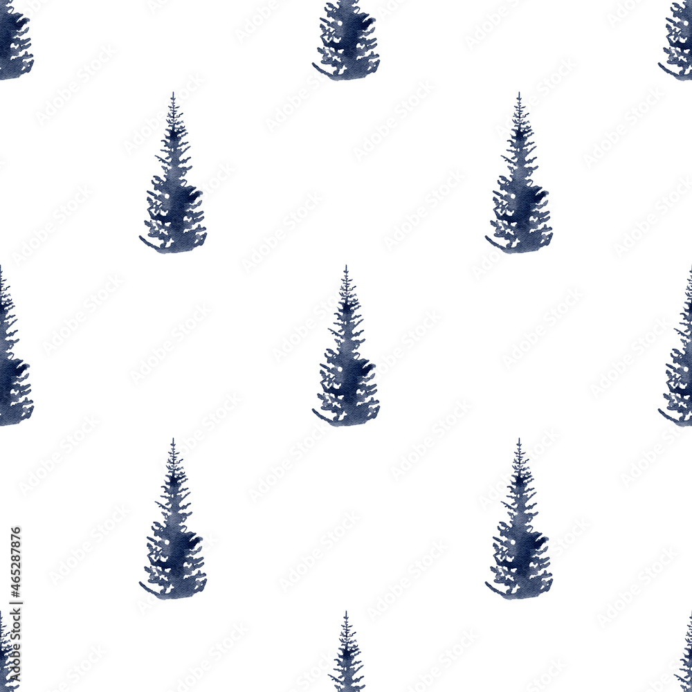 Obraz premium christmas tree pattern