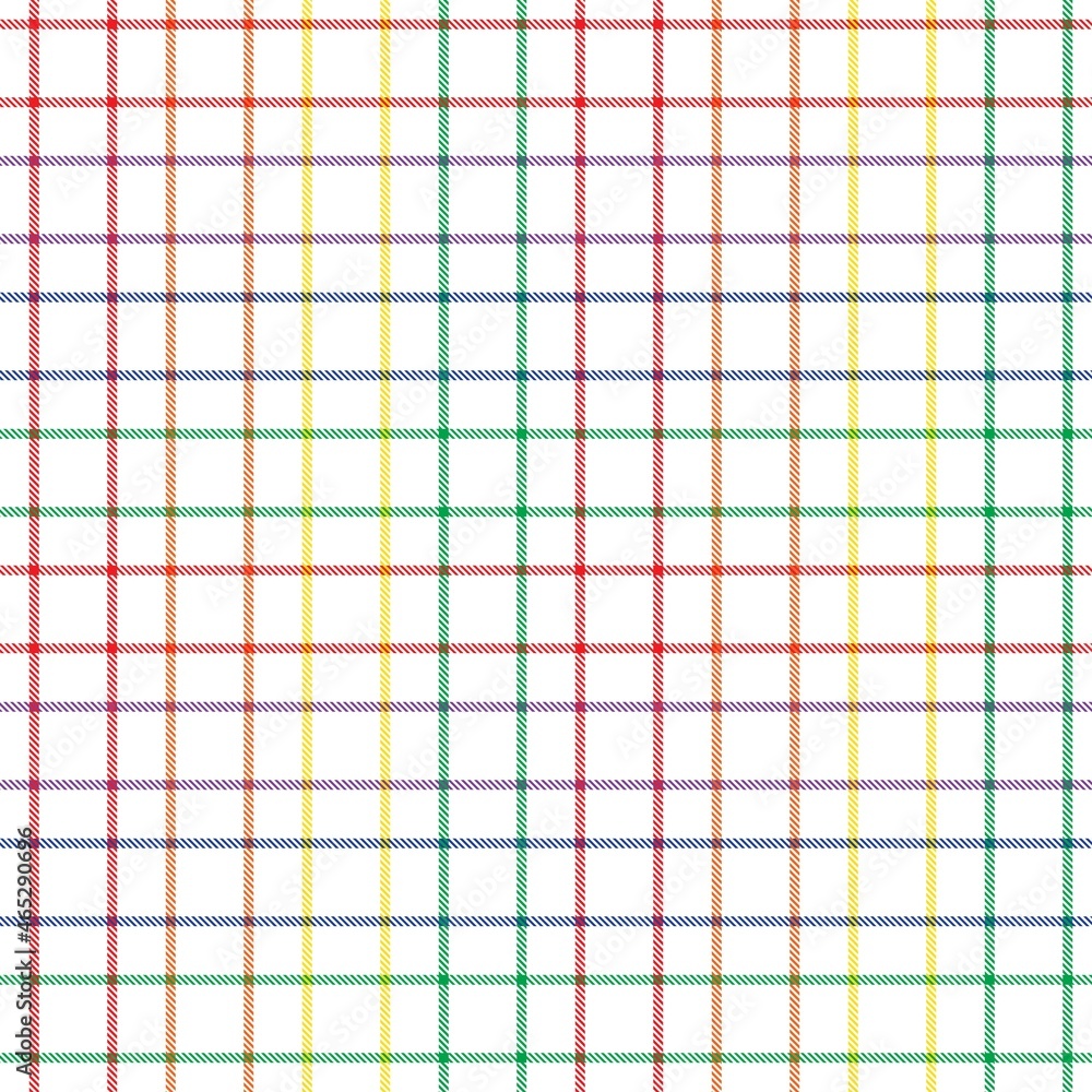 Rainbow Plaid Tartan Checkered Seamless Pattern Rainbow Plaid Tartan Checkered Seamless Pattern