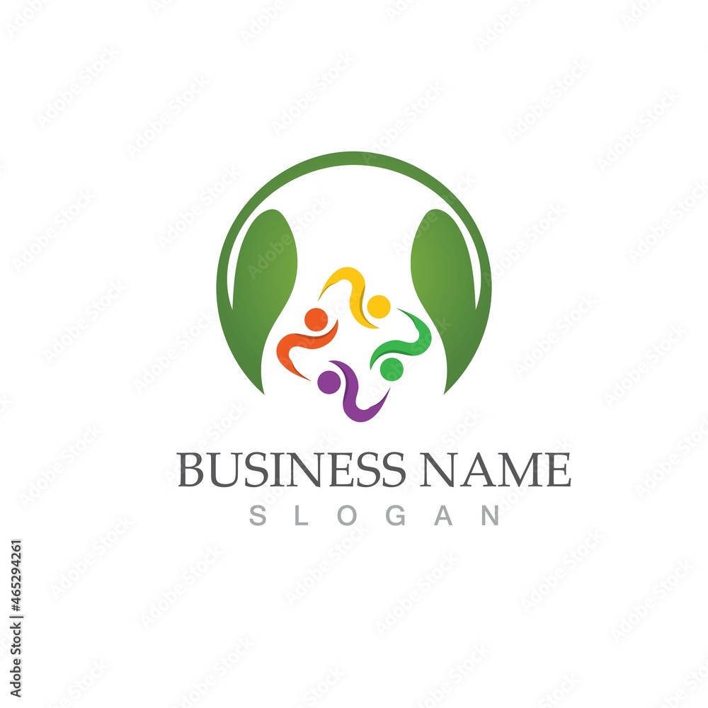 Community, network and social icon Community, network and social icon