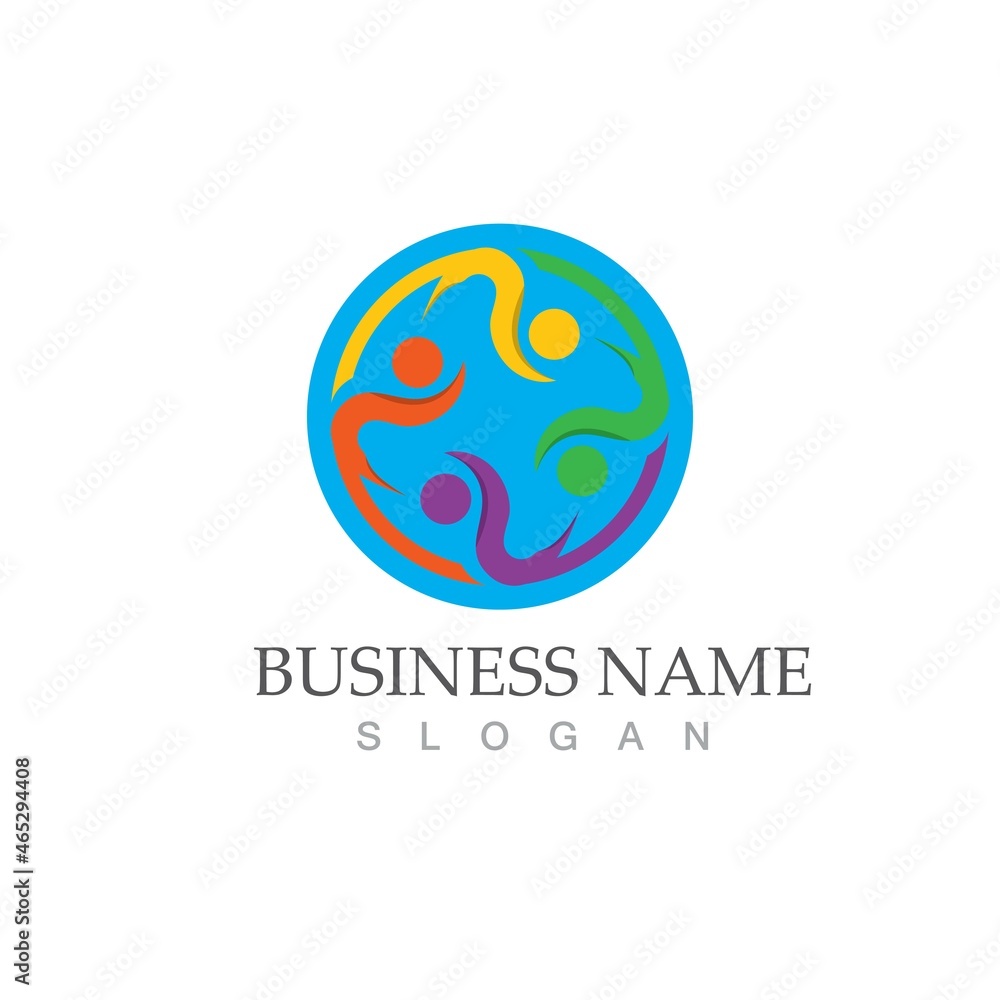 Community, network and social icon Community, network and social icon