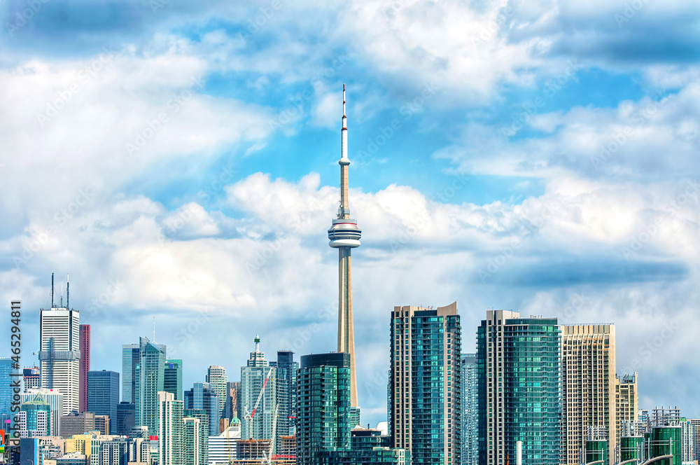 Toronto, Canada skyline with cloudscape