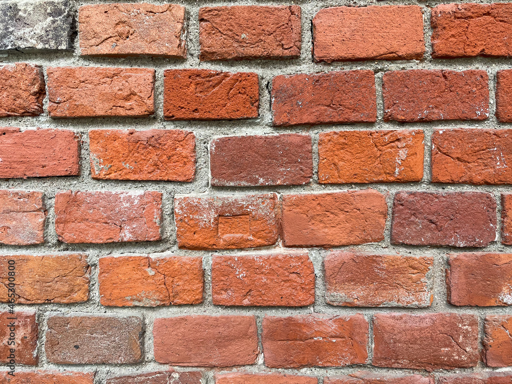 Obraz premium red brick wall background