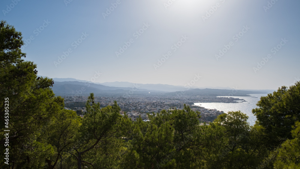 Scenic View above Chania, crete Scenic View above Chania, crete