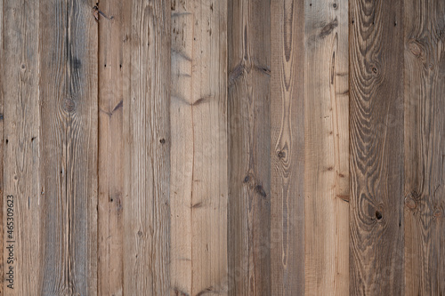 Wall panel surface with reclaimed wood for background