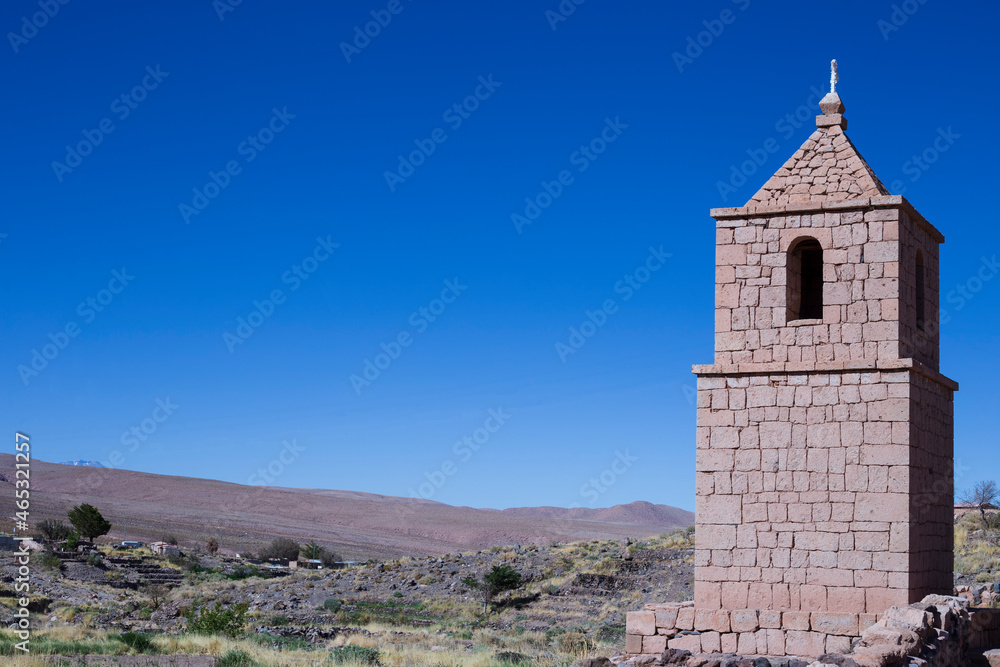 Iglesia de Toconao en le Desierto de Atacama. Chile