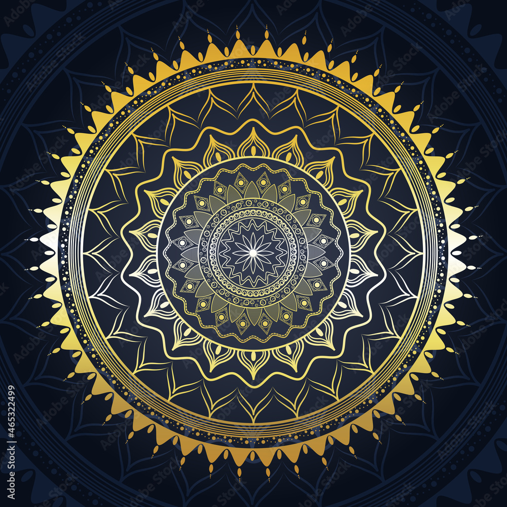 Creative mandala background pattern