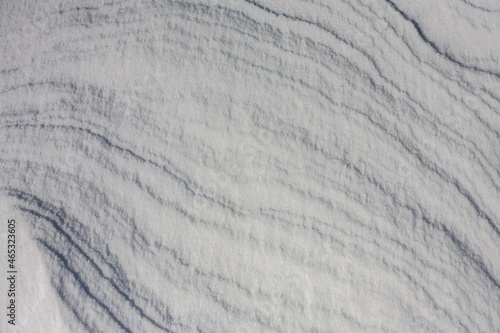 Tekstura z śniegu.