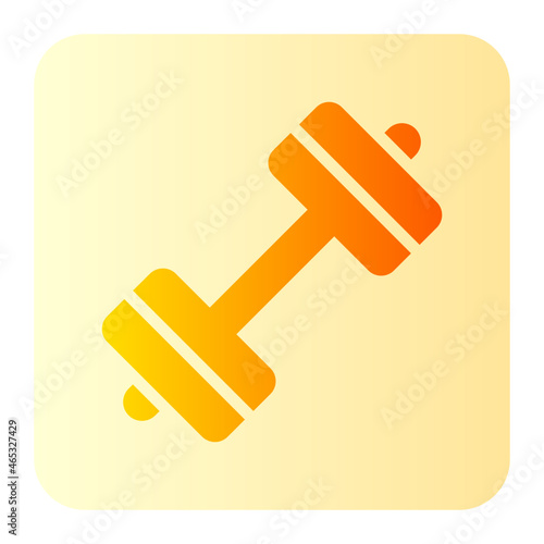 Dumbbell gradient icon