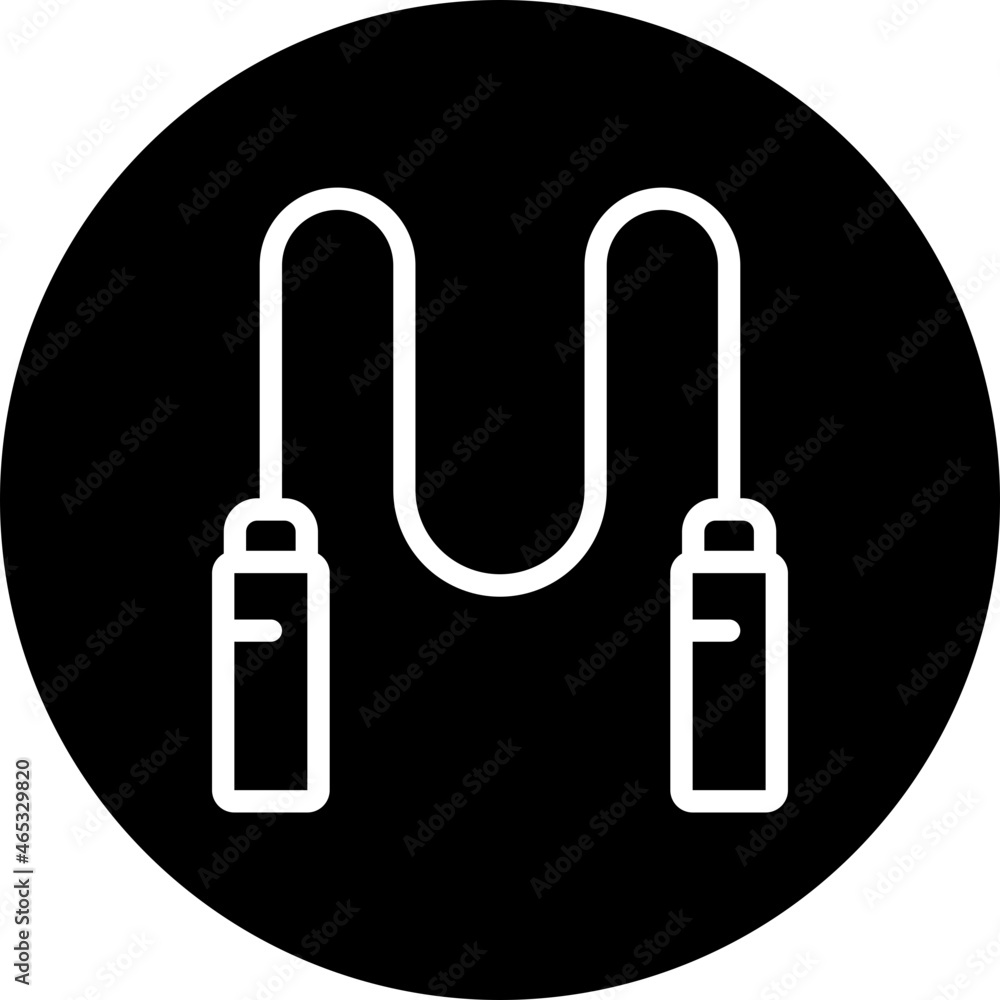 Skipping Rope glyph icon Skipping Rope glyph icon