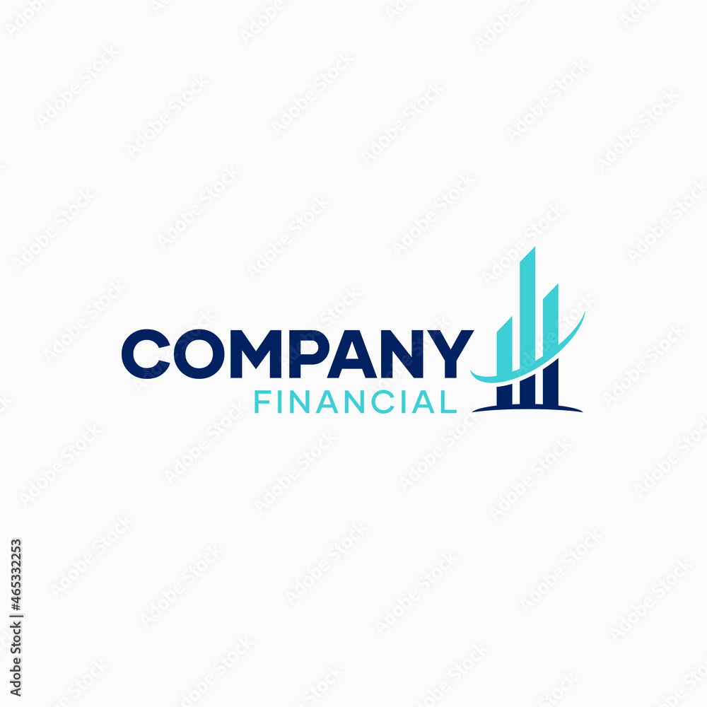 Financial Advisors Logo Design Template Vector Icon