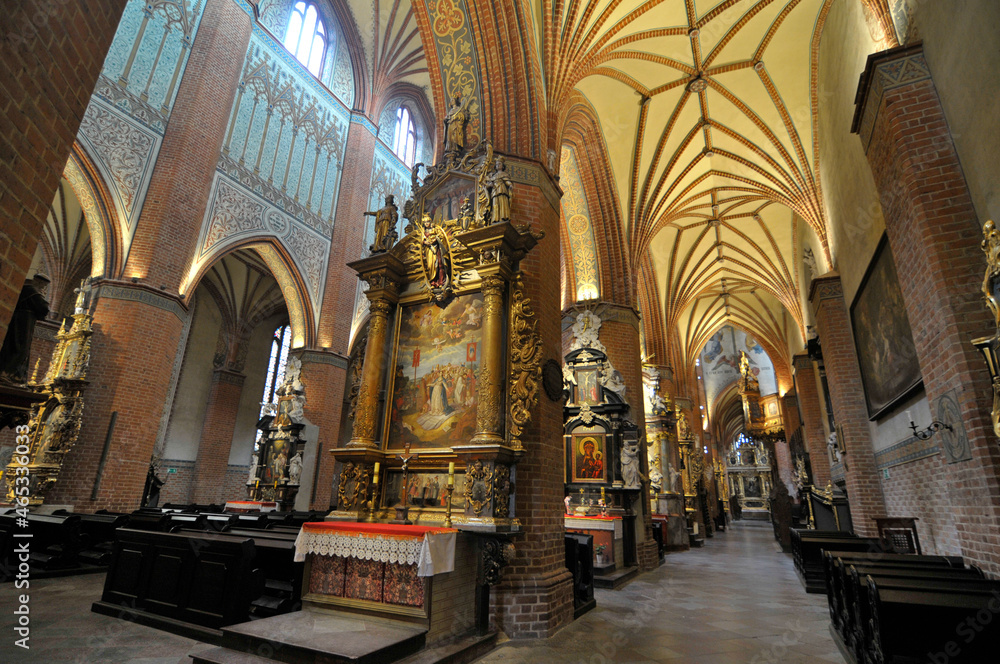 Bazylika katedralna Wniebowzięcia Najświętszej Maryi Panny w Pelplinie - obrazy, fototapety, plakaty 