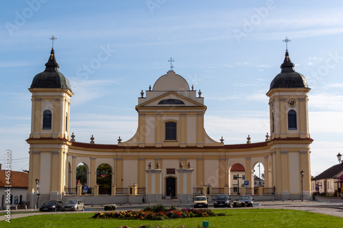 Obraz na płótnie Jesień w zabytkowym Tykocinie, Podlasie, Polska w salonie