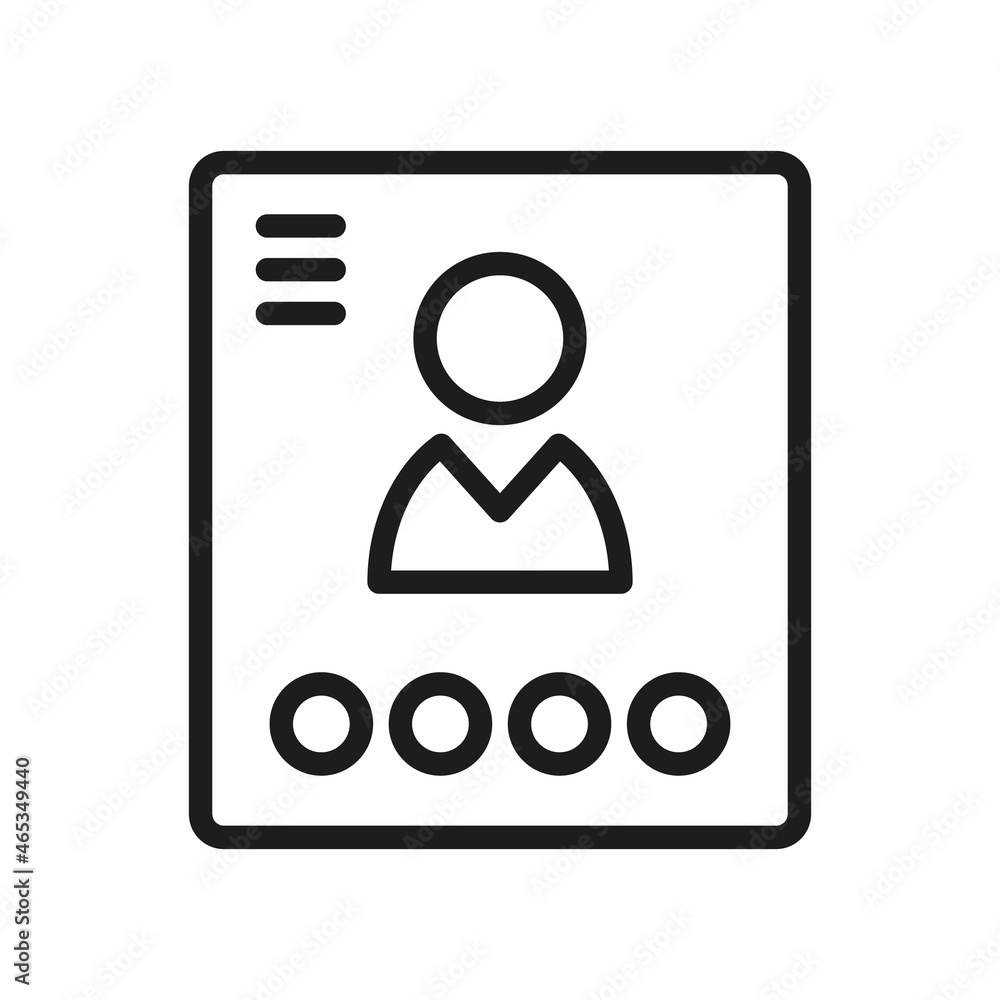 Login Outline Vector Icon. Illustration Of A Stroke Vector On A White Background. From App And Website. Login Outline Vector Icon. Illustration Of A Stroke Vector On A White Background. From App And Website.