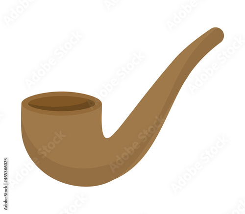 wooden smoke pipe