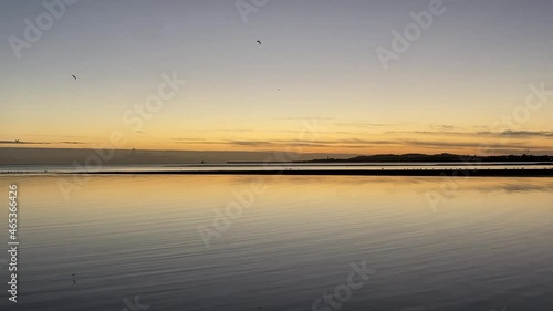 Tranquil dawn over Dublin Bay, Ireland