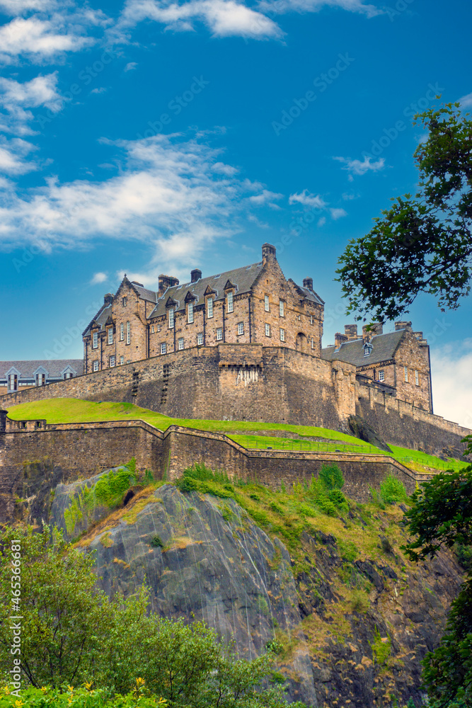 The Castle in old city, Edinburgh.