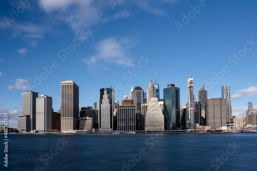 Manhattan skyline in new york
