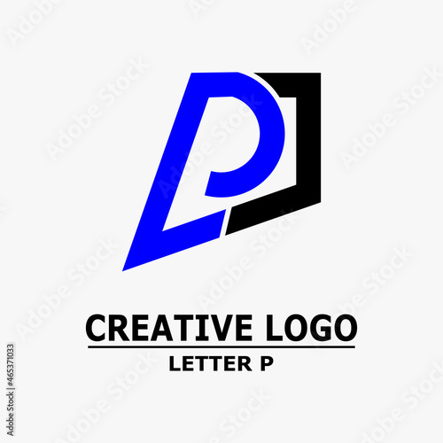 Free Download letter p logo, letter p icon in kite. Abstract business logo icon design template - GFXLoad