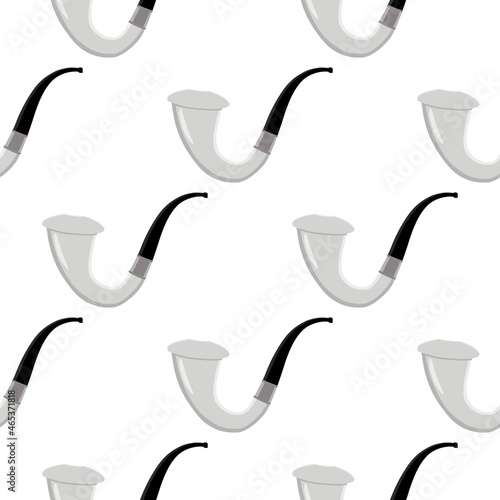 many identical seamless types smoke pipes different size for tobacco