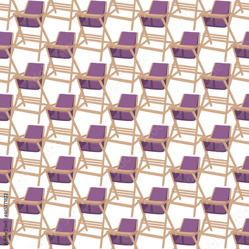 Illustration on theme colorful modern child high chair