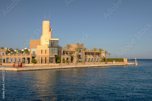 The Red Sea holiday resort of Port Ghalib in Egypt