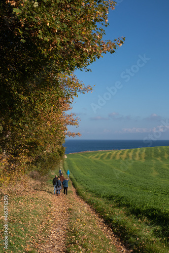 Familienausflug an die Ostsee Steilküste