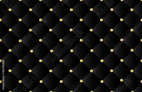 Obraz na płótnie BLACK upholstery fabric texture background w salonie