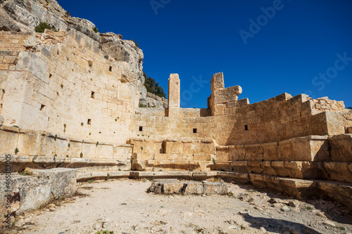 Alahan Monastery is a complex of fifth century buildings located in the mountains of Isauria in southern Asia Minor.Mut district of Mersin province,Turkey.