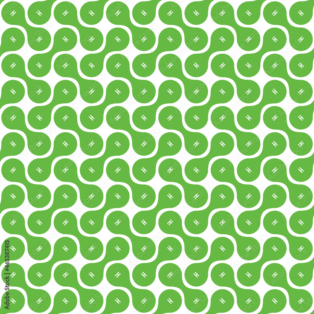 Seamless pattern of H2 molecule. Green hydrogen energy concept.