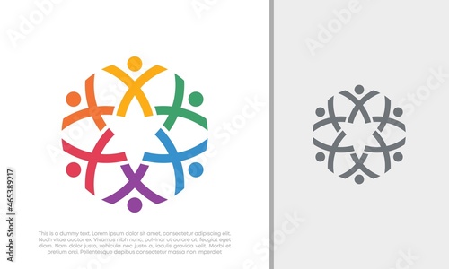 Global Community Logo Icon Elements Template. Community human Logo template vector. Community health care. Abstract Community logo. Social Networking logo designs.