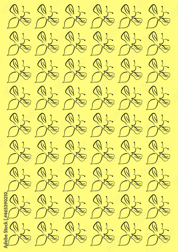Bee pattern Bee pattern