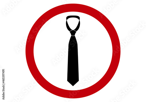 Uso obligatorio de corbata. Etiqueta