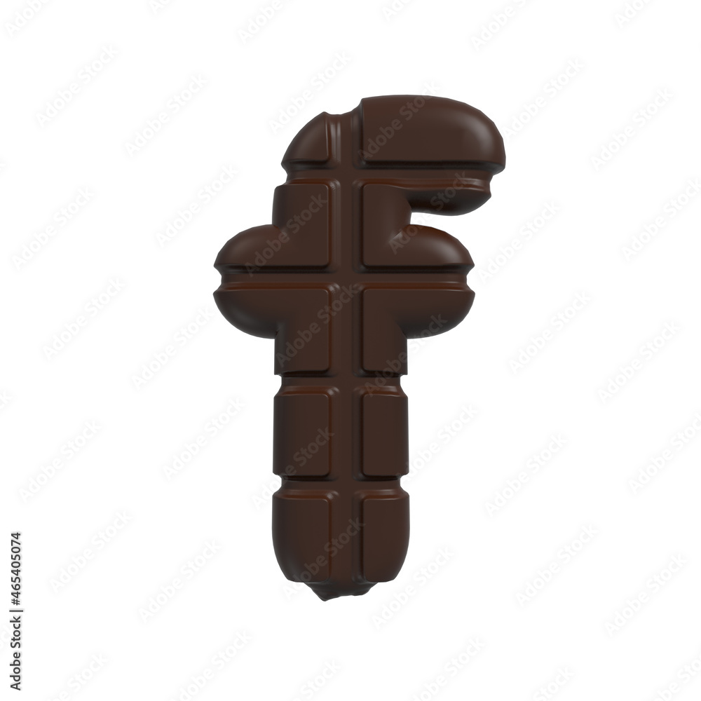 chocolate letter F - Small 3d cacao font - Suitable for sweets, dessert or addiction related subjects chocolate letter F - Small 3d cacao font - Suitable for sweets, dessert or addiction related subjects