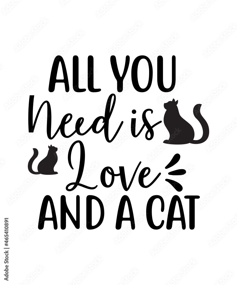 Funny Cat SVG Bundle, Cat SVG, Kitten SVG, Cat lady svg, crazy cat lady