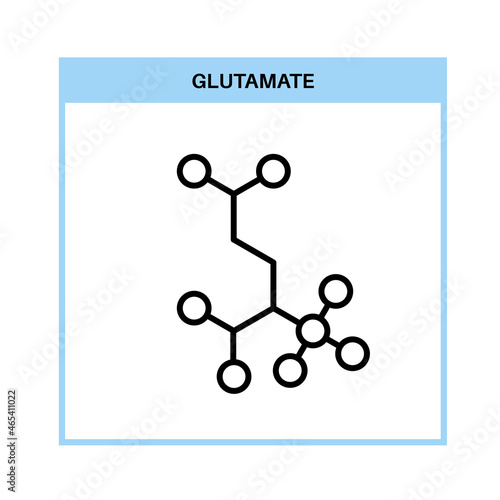 Glutamate formula icon